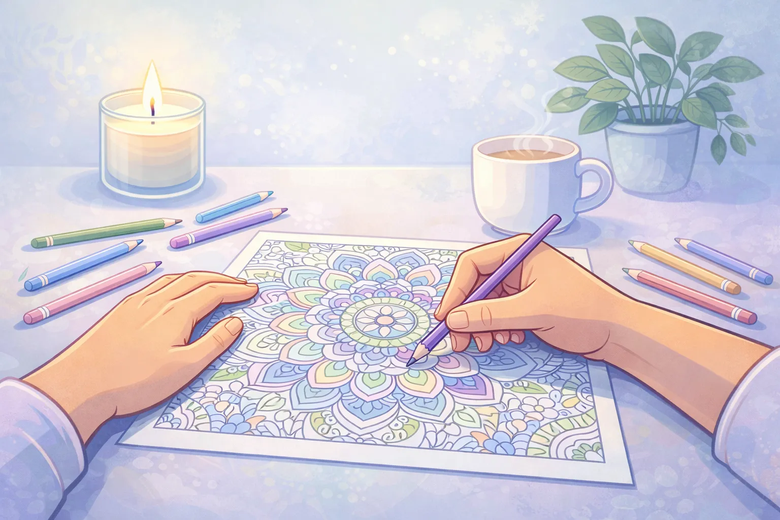 Why Adult Coloring Pages Are the Ultimate Stress Relief — Backed by Science