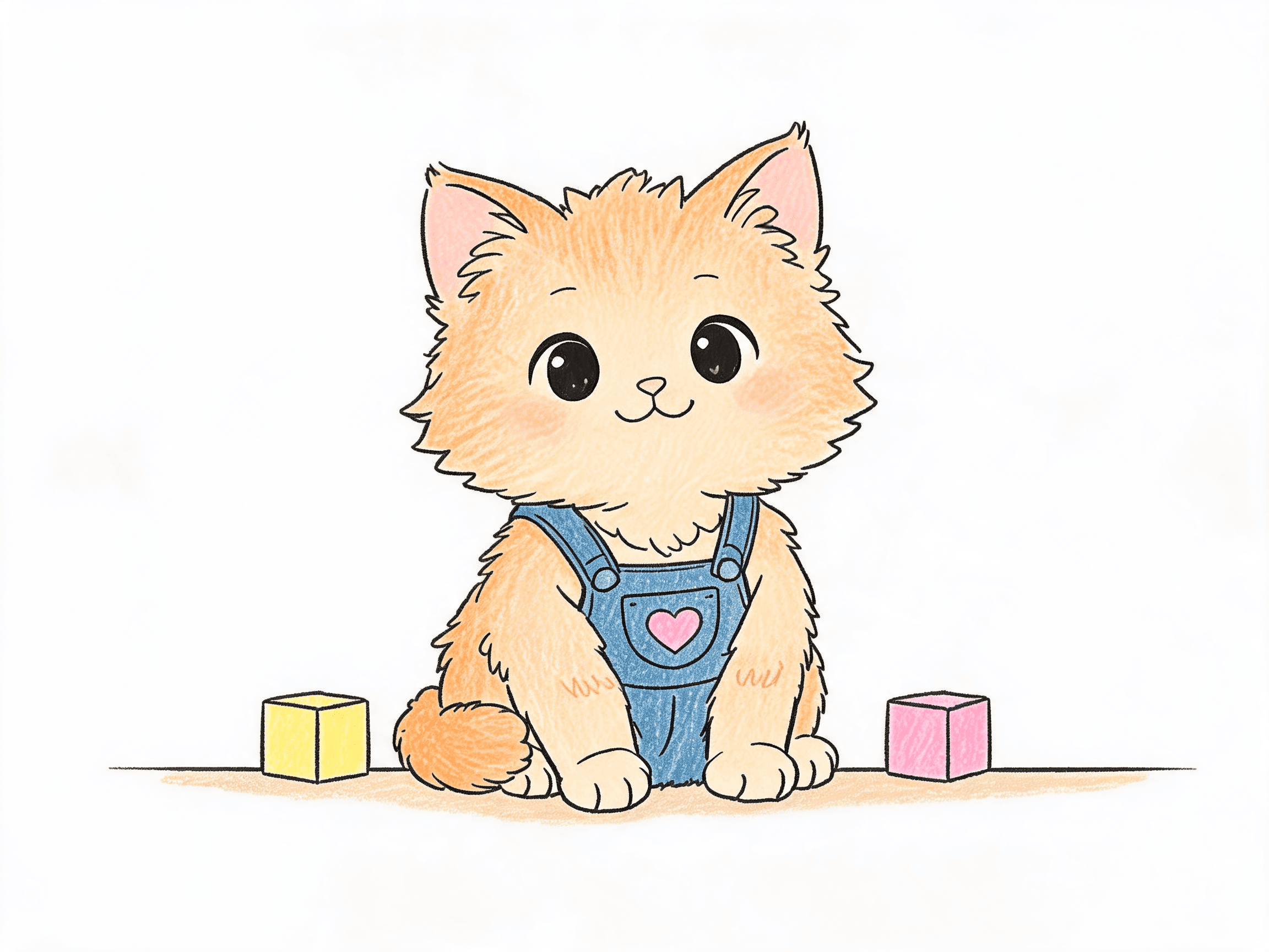 Official colored pet example from the coloring editor.
