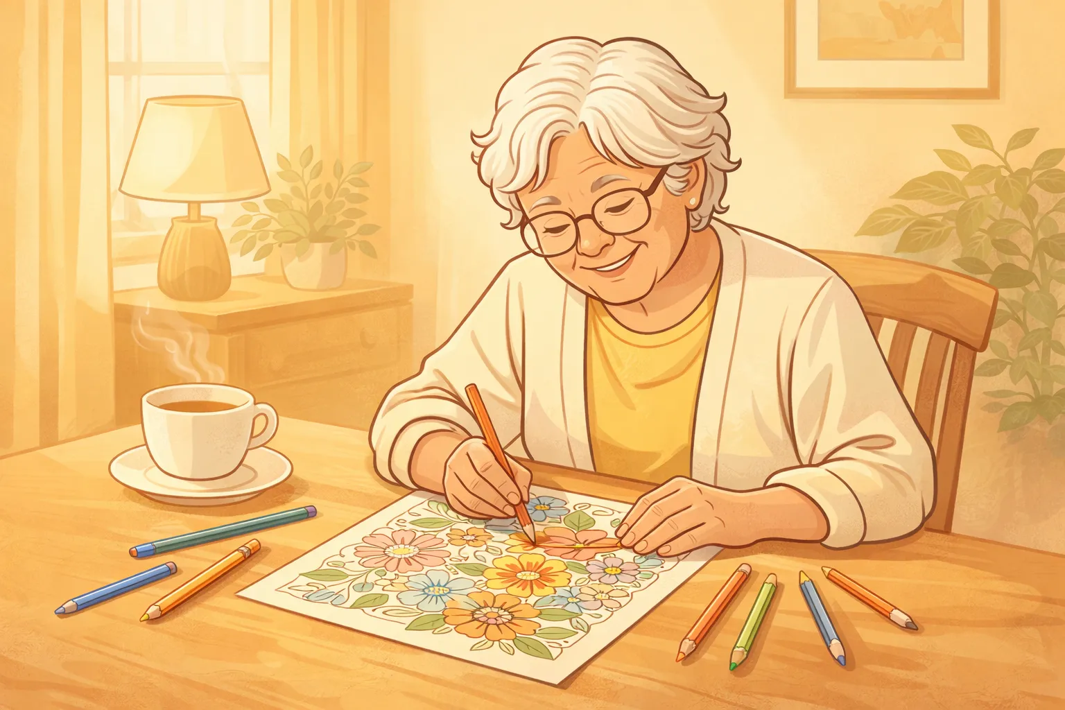 Coloring Pages for Seniors: Cognitive Benefits and How to Get Started Coloring Pages for Seniors: Cognitive Benefits and How to Get Started